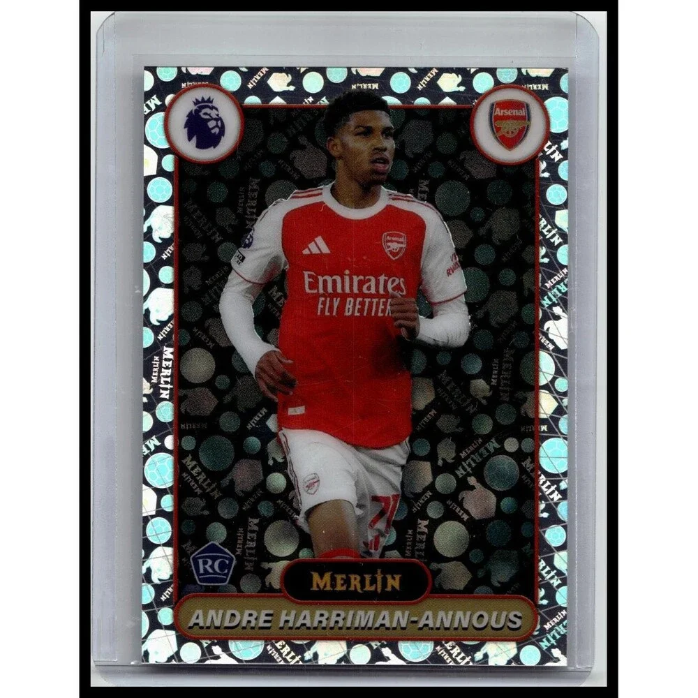 Andre Harriman-Annous #18 Arsenal Vintage Merlin Refractor Base